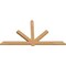 Ekena Millwork Kennewick Timber Gable Bracket, Western Red Cedar, 108"W x 58"H x 3 1/2"D x 5 1/2"F, 13/12 Pitch GBW108X58X0406KEN00SWR - alternate 2